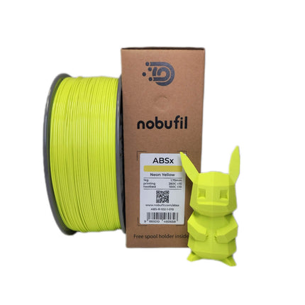nobufil ABSx Neon Yellow Filament 1 kg 1.75 mm