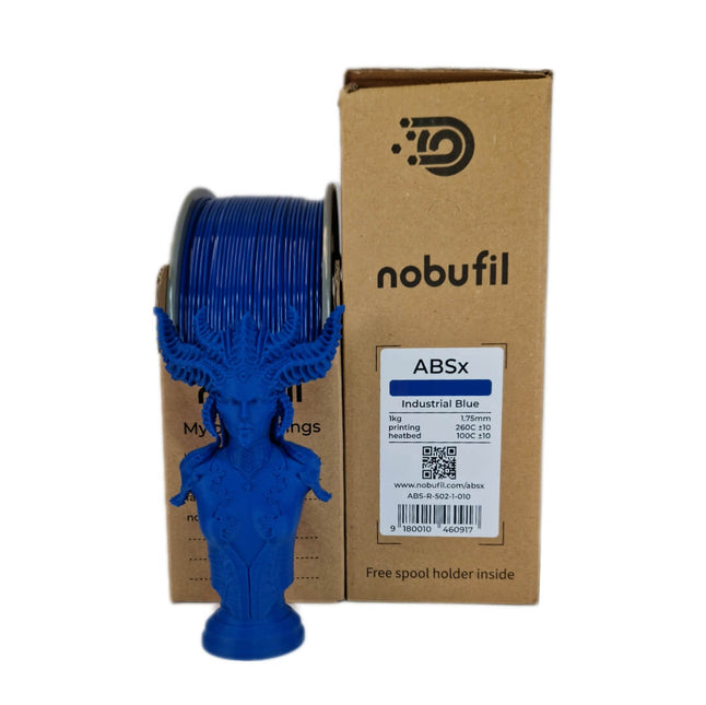 nobufil ABSx Industrial Blue Filament 1 kg 1.75 mm