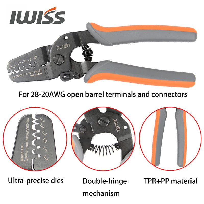 IWISS IWS-2820M (20-28 AWG) (0.08-0.5m²)